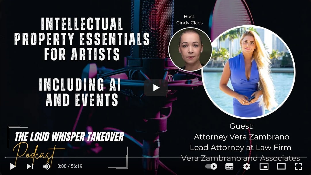 Geistiges Eigentum – Grundlagen für Künstler: einschließlich KI und Events I Ep9 (Engl)