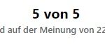 5 von 5 Sternen basierend auf Bewertungen